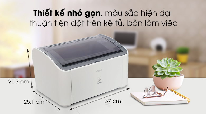 Máy in Laser Canon LBP2900 - Thiết kế đơn giản, gọn gàng