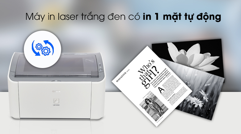 Máy in Laser Canon LBP2900 - In laser trắng đen